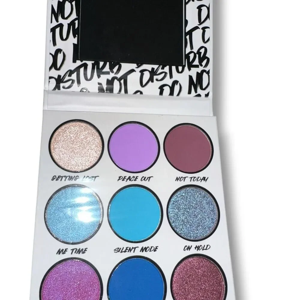 BH Cosmetics Do Not Disturb Eyeshadow Palette COLLECTIBLE INDIE 9 Pan NEW